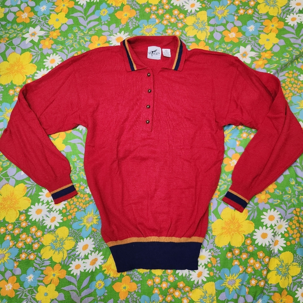 Mr. Mort Vintage 60s Sweater with Collar
